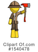 Yellow  Design Mascot Clipart #1540478 by Leo Blanchette