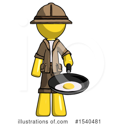 Royalty-Free (RF) Yellow  Design Mascot Clipart Illustration by Leo Blanchette - Stock Sample #1540481