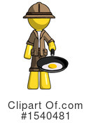 Yellow  Design Mascot Clipart #1540481 by Leo Blanchette