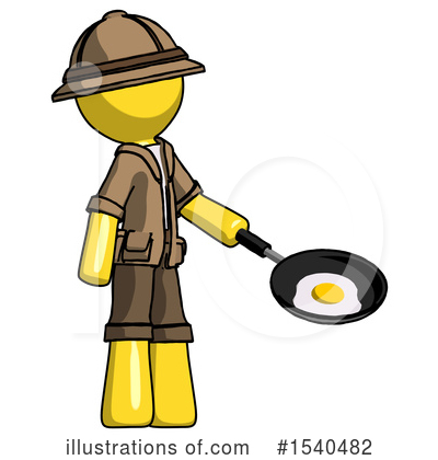 Royalty-Free (RF) Yellow  Design Mascot Clipart Illustration by Leo Blanchette - Stock Sample #1540482