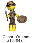 Yellow  Design Mascot Clipart #1540484 by Leo Blanchette