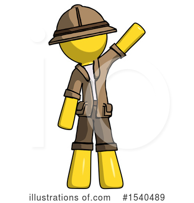 Royalty-Free (RF) Yellow  Design Mascot Clipart Illustration by Leo Blanchette - Stock Sample #1540489