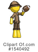 Yellow  Design Mascot Clipart #1540492 by Leo Blanchette