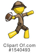 Yellow  Design Mascot Clipart #1540493 by Leo Blanchette
