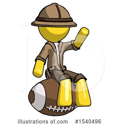 Royalty-Free (RF) Yellow  Design Mascot Clipart Illustration by Leo Blanchette - Stock Sample #1540496