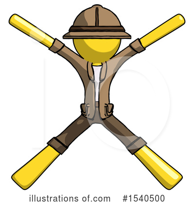 Royalty-Free (RF) Yellow  Design Mascot Clipart Illustration by Leo Blanchette - Stock Sample #1540500