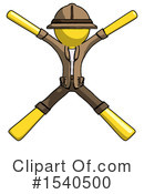 Yellow  Design Mascot Clipart #1540500 by Leo Blanchette