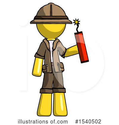 Royalty-Free (RF) Yellow  Design Mascot Clipart Illustration by Leo Blanchette - Stock Sample #1540502