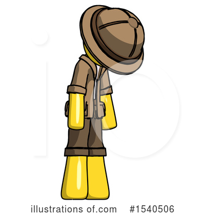 Royalty-Free (RF) Yellow  Design Mascot Clipart Illustration by Leo Blanchette - Stock Sample #1540506