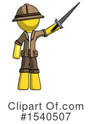 Yellow  Design Mascot Clipart #1540507 by Leo Blanchette