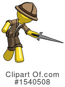 Yellow  Design Mascot Clipart #1540508 by Leo Blanchette