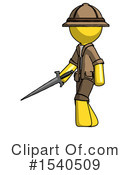 Yellow  Design Mascot Clipart #1540509 by Leo Blanchette