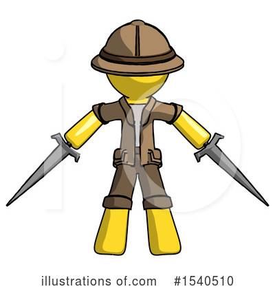 Royalty-Free (RF) Yellow  Design Mascot Clipart Illustration by Leo Blanchette - Stock Sample #1540510