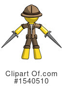 Yellow  Design Mascot Clipart #1540510 by Leo Blanchette