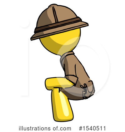 Royalty-Free (RF) Yellow  Design Mascot Clipart Illustration by Leo Blanchette - Stock Sample #1540511