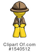Yellow  Design Mascot Clipart #1540512 by Leo Blanchette