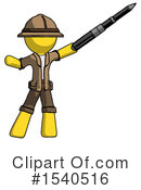 Yellow  Design Mascot Clipart #1540516 by Leo Blanchette