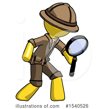 Royalty-Free (RF) Yellow  Design Mascot Clipart Illustration by Leo Blanchette - Stock Sample #1540526