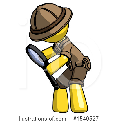 Royalty-Free (RF) Yellow  Design Mascot Clipart Illustration by Leo Blanchette - Stock Sample #1540527