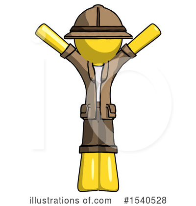 Royalty-Free (RF) Yellow  Design Mascot Clipart Illustration by Leo Blanchette - Stock Sample #1540528