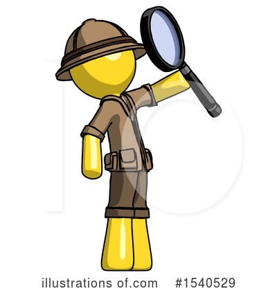 Royalty-Free (RF) Yellow  Design Mascot Clipart Illustration by Leo Blanchette - Stock Sample #1540529
