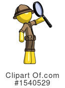 Yellow  Design Mascot Clipart #1540529 by Leo Blanchette