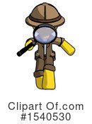 Yellow  Design Mascot Clipart #1540530 by Leo Blanchette