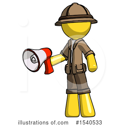 Royalty-Free (RF) Yellow  Design Mascot Clipart Illustration by Leo Blanchette - Stock Sample #1540533