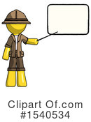 Yellow  Design Mascot Clipart #1540534 by Leo Blanchette