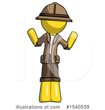 Royalty-Free (RF) Yellow  Design Mascot Clipart Illustration by Leo Blanchette - Stock Sample #1540539