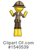 Yellow  Design Mascot Clipart #1540539 by Leo Blanchette