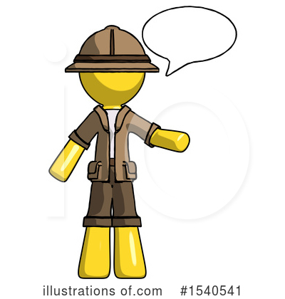 Royalty-Free (RF) Yellow  Design Mascot Clipart Illustration by Leo Blanchette - Stock Sample #1540541