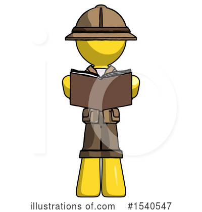 Royalty-Free (RF) Yellow  Design Mascot Clipart Illustration by Leo Blanchette - Stock Sample #1540547