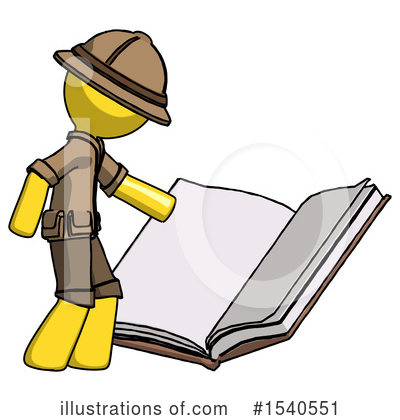 Royalty-Free (RF) Yellow  Design Mascot Clipart Illustration by Leo Blanchette - Stock Sample #1540551