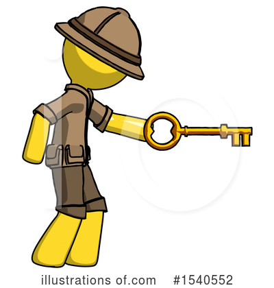 Royalty-Free (RF) Yellow  Design Mascot Clipart Illustration by Leo Blanchette - Stock Sample #1540552