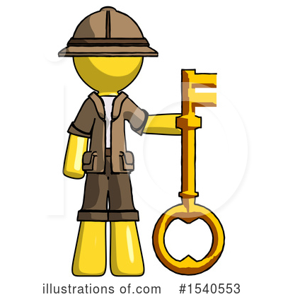 Royalty-Free (RF) Yellow  Design Mascot Clipart Illustration by Leo Blanchette - Stock Sample #1540553
