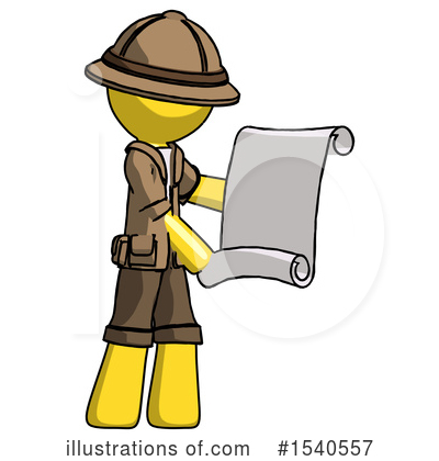 Royalty-Free (RF) Yellow  Design Mascot Clipart Illustration by Leo Blanchette - Stock Sample #1540557