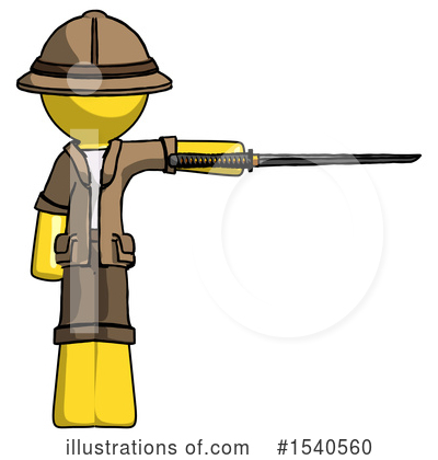 Royalty-Free (RF) Yellow  Design Mascot Clipart Illustration by Leo Blanchette - Stock Sample #1540560