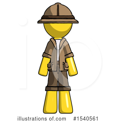Royalty-Free (RF) Yellow  Design Mascot Clipart Illustration by Leo Blanchette - Stock Sample #1540561