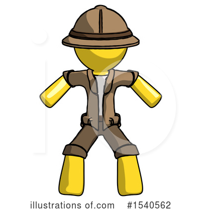 Royalty-Free (RF) Yellow  Design Mascot Clipart Illustration by Leo Blanchette - Stock Sample #1540562