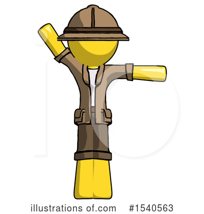Royalty-Free (RF) Yellow  Design Mascot Clipart Illustration by Leo Blanchette - Stock Sample #1540563