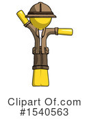 Yellow  Design Mascot Clipart #1540563 by Leo Blanchette