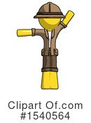 Yellow  Design Mascot Clipart #1540564 by Leo Blanchette