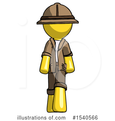 Royalty-Free (RF) Yellow  Design Mascot Clipart Illustration by Leo Blanchette - Stock Sample #1540566