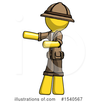 Royalty-Free (RF) Yellow  Design Mascot Clipart Illustration by Leo Blanchette - Stock Sample #1540567