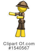 Yellow  Design Mascot Clipart #1540567 by Leo Blanchette