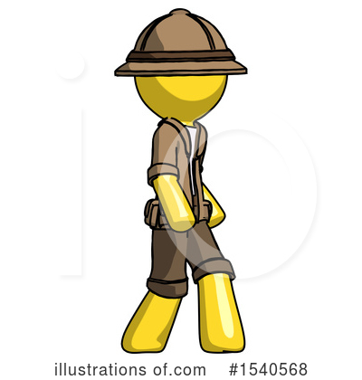 Royalty-Free (RF) Yellow  Design Mascot Clipart Illustration by Leo Blanchette - Stock Sample #1540568