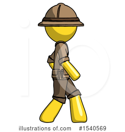 Royalty-Free (RF) Yellow  Design Mascot Clipart Illustration by Leo Blanchette - Stock Sample #1540569
