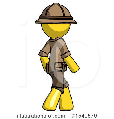 Royalty-Free (RF) Yellow  Design Mascot Clipart Illustration by Leo Blanchette - Stock Sample #1540570