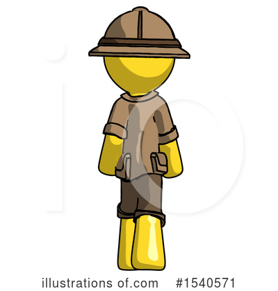 Royalty-Free (RF) Yellow  Design Mascot Clipart Illustration by Leo Blanchette - Stock Sample #1540571